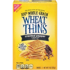 wheat thins vegan - cracked pepper & olive Oil