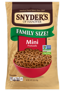 snyder's vegan pretzel mini
