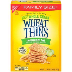 wheat thins vegan - reduced fat