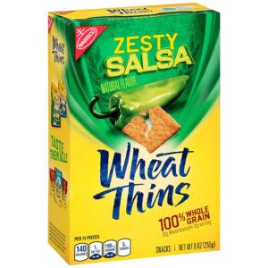 wheat thins vegan - zesty salsa