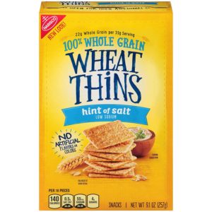 wheat thins vegan - hint of salt