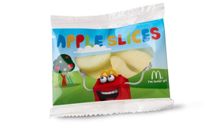 McDonald's vegan option USA - apple slices