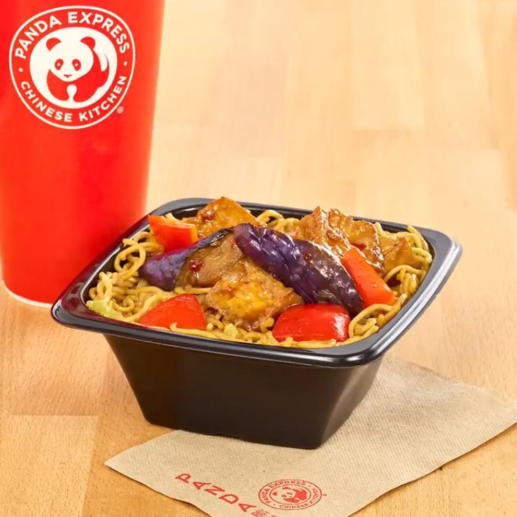 vegan eggplant tofu at panda express