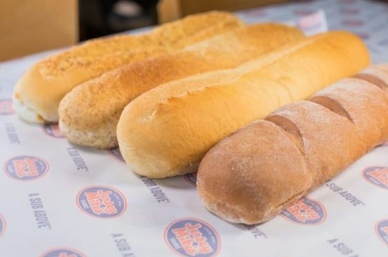 types of bread at jersey mike's