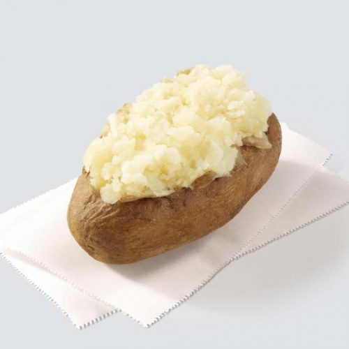 plain baked potato