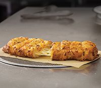 Domino's vegetarian cheesy bread